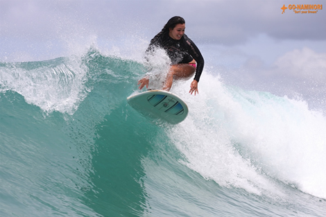 Longboard Hawaiian Local Girl