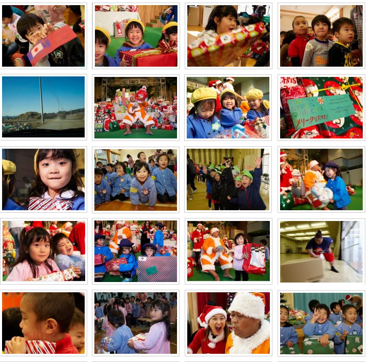 3000 Xmas present to kids (photos by Shinji Minami)