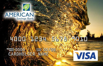 The American Savings Bank Visa Platinum card, Courtesy American Savings Bank c/o Pacific Business News