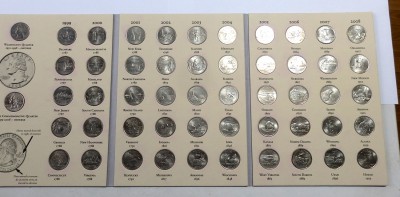 50州の記念硬貨（クリックで拡大）