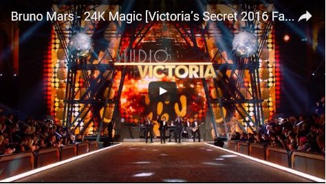 Bruno Mars - 24K Magic [Victoria’s Secret 2016 Fashion Show Performance]